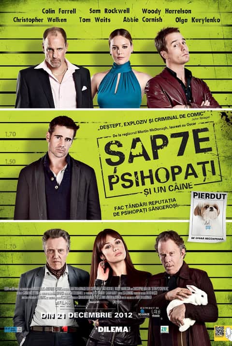 Șapte psihopați și un câine