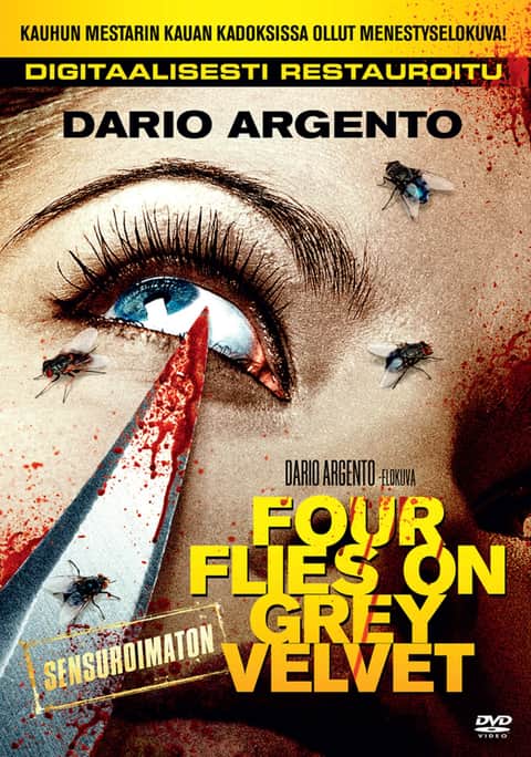 4 mosche di velluto grigio