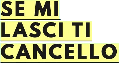 Se mi lasci ti cancello