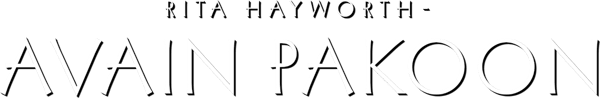 Rita Hayworth - avain pakoon