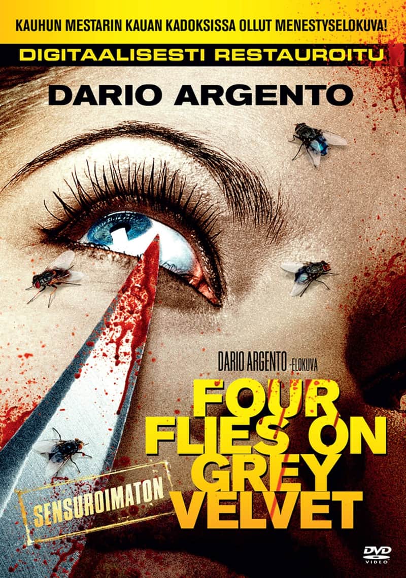 4 mosche di velluto grigio
